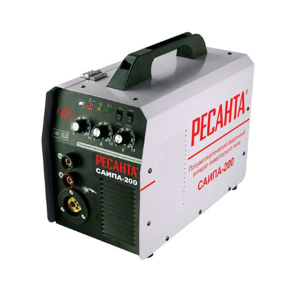 Сварочный аппарат инверторный полуавтоматический Ресанта САИПА 200, 200А