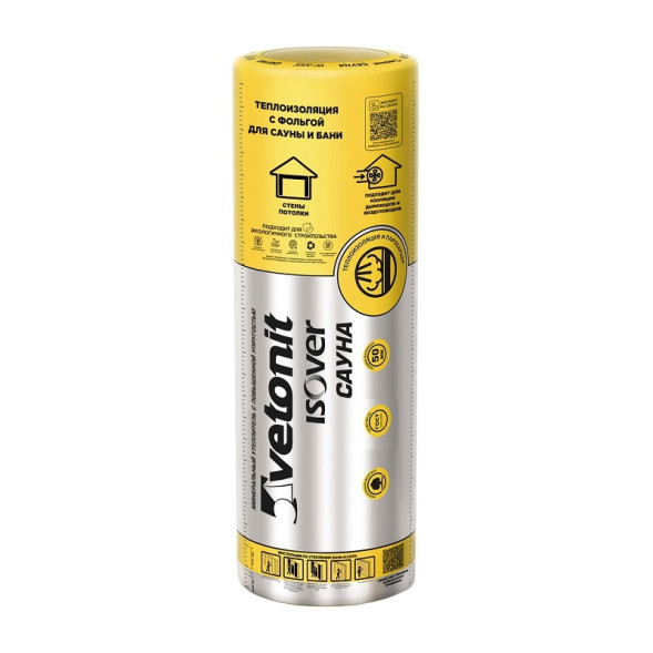 Утеплитель Vetonit (Isover) Сауна, 50х1200х12500 мм