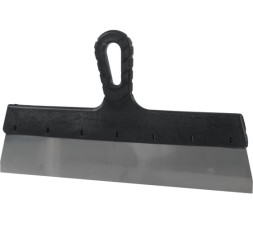 Шпатель фасадный из нержавеющей стали Зубр 10077-35 с пластмассовой ручкой, 350 мм