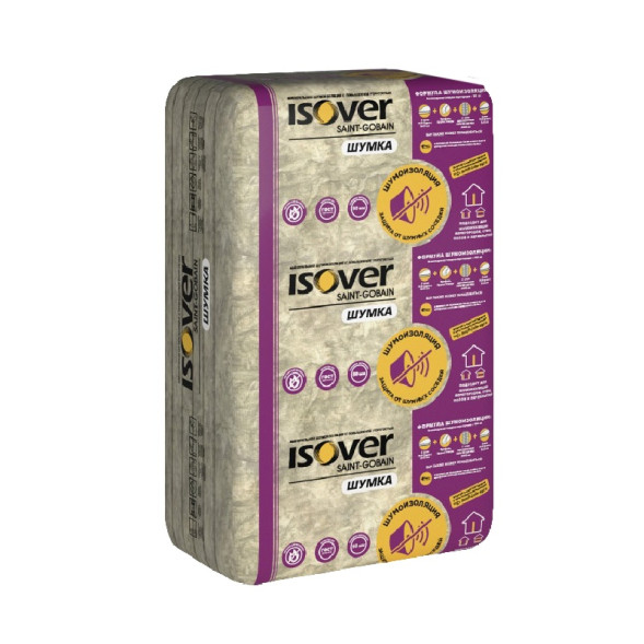 Шумоизоляция Vetonit (Isover) Шумка, 50x610x1000 мм,  6,1м2