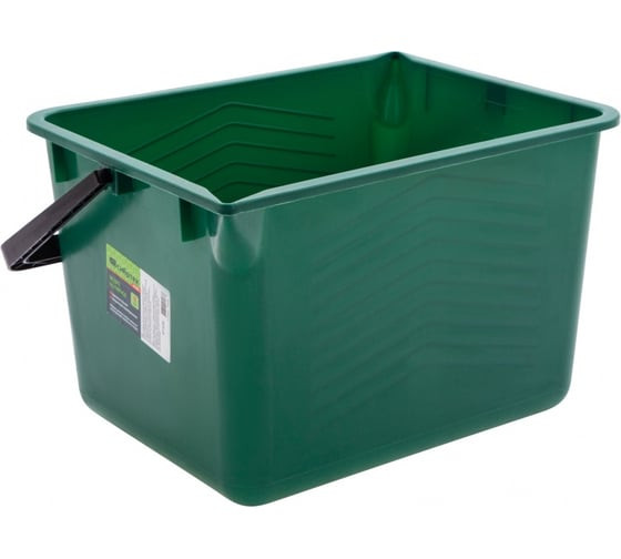 Ведро малярное полипропиленовое прямоугольное Сибртех 81406, 8 л