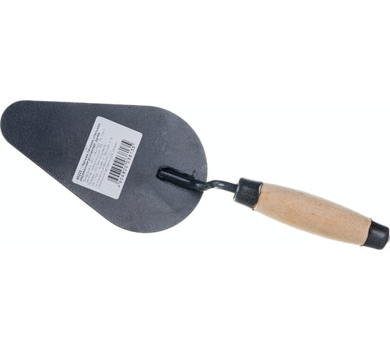 Кельма печника стальная Сибртех 86222 с усиленной деревянной ручкой, 200 мм