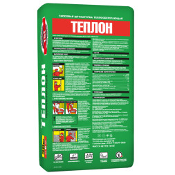 Штукатурка гипсовая Unis Теплон армированная, 30 кг