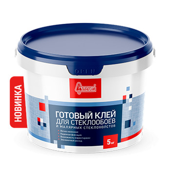 Клей готовый для стеклообоев и малярных стеклохолстов Старатели, 5 кг