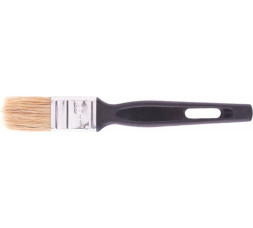 Кисть плоская Сибртех Стандарт 82502, 1,0" (25 мм), натуральная щетина, пластиковая ручка