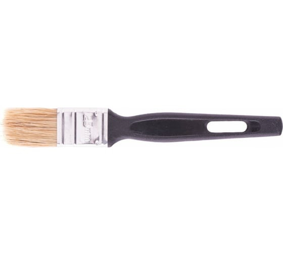 Кисть плоская Сибртех Стандарт 82502, 1,0&amp;quot; (25 мм), натуральная щетина, пластиковая ручка