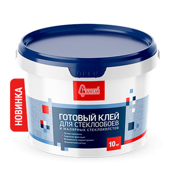 Клей готовый для стеклообоев и малярных стеклохолстов Старатели, 10 кг