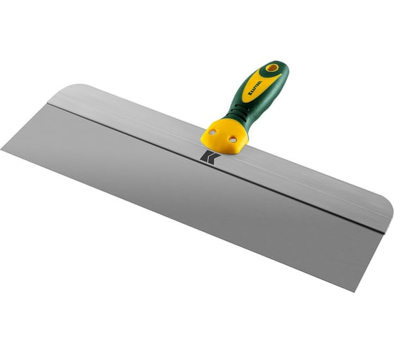 Шпатель фасадный из нержавеющей стали Kraftool 10036-400 с двухкомпонентной ручкой, 400 мм