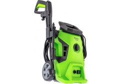 Моечная машина высокого давления Сибртех 58222 АМ-1700, 1700 Вт, 130 бар, 350 л/ч, колесная