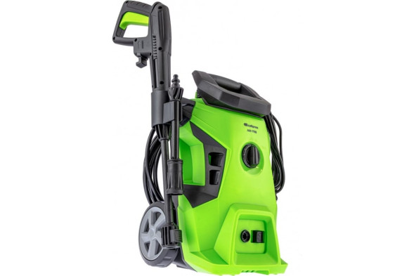 Моечная машина высокого давления Сибртех 58222 АМ-1700, 1700 Вт, 130 бар, 350 л/ч, колесная