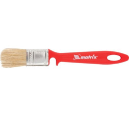 Кисть плоская Matrix Color Line Эмали 83350, 1,0" (25х10 мм), натуральная щетина, пластиковая ручка
