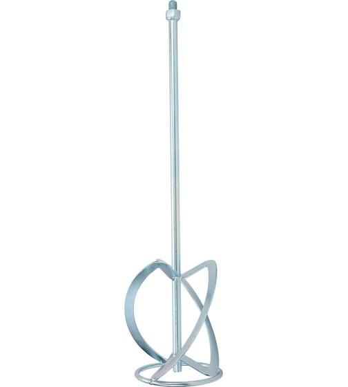 Насадка для миксера Сибртех 848957, 140х590 мм, хвостовик резьба М14, для тяжелых растворов, оцинкованная сталь