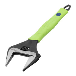 Ключ разводной Сибртех 15537, 300 мм (макс. 60 мм), CrV, тонкие губки, эргономичная рукоятка