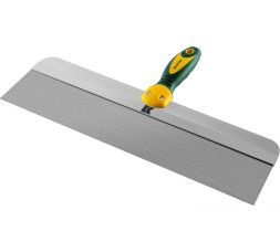 Шпатель фасадный из нержавещей стали Kraftool 10036-450 с двухкомпонентной ручкой, 450 мм