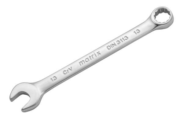 Ключ гаечный комбинированный Matrix 15109, 13 мм, CrV, матовый хром