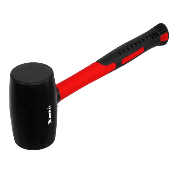 Киянка Matrix 11193, 680 гр, черная резина, фибергласовая рукоятка