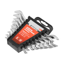 Набор ключей рожковых, 6 - 22 мм, 8 шт, хромирование, CrV, &amp;quot;MATRIX&amp;quot; /15276