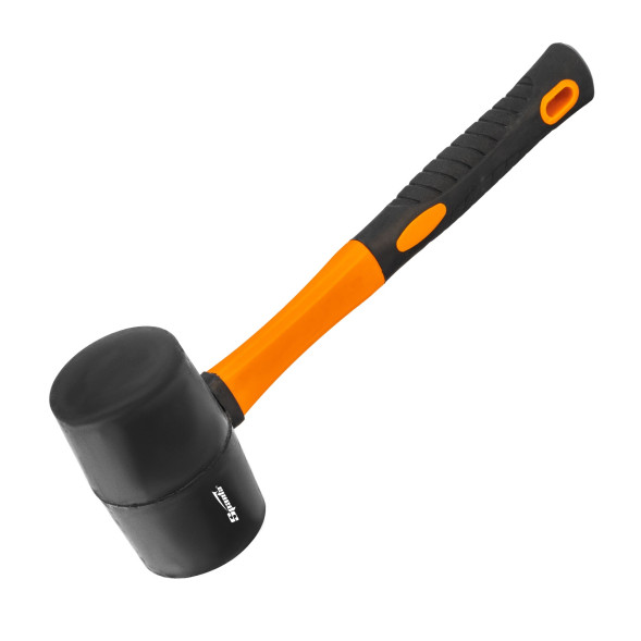 Киянка Sparta 11127, 680 гр, черная резина, фибергласовая рукоятка