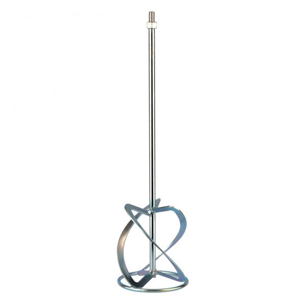 Насадка для миксера Сибртех 848997, 160х590 мм, хвостовик резьба М14, для легких растворов, оцинкованная сталь