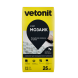 Клей Vetonit Мозаик для мозаики и камня, белый, 25 кг