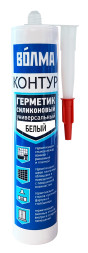 Силиконовый герметик Волма Контур, цвет белый, 290 мл