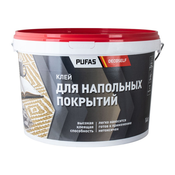 Клей для напольных покрытий Pufas Decoself, 14 кг