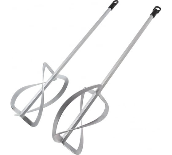 Насадка для миксера Denzel 84839, 220х560 мм, хвостовик HEX13, оцинкованная сталь, упаковка - 2 шт.