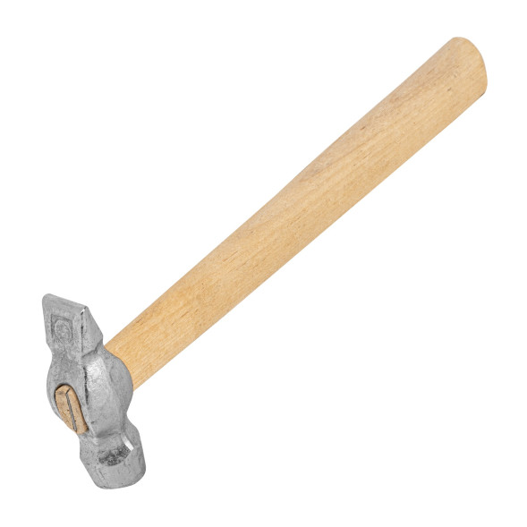 Молоток слесарный 10239, 400 гр, круглый боек, деревянная ручка