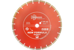 Диск отрезной алмазный сегментный Trio Diamond New Formula Segment S209, 350х3,2х25,4 мм, бетон, камень, кирпич, сухой/мокрый рез