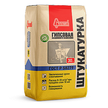Гипсовая штукатурка машинного нанесения Старатели, 30 кг