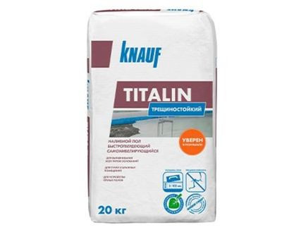 Наливной пол Knauf Titalin, 20 кг