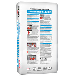 Гипсовая штукатурка Unis Теплон Универсальный, влагостойкая, 25 кг