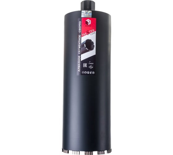 Коронка алмазная Diam Master Line 312018, сегментная, 152x450мм, 12 сегментов, 1 1/4UNC, армированный бетон, бетон, кирпич, мокрый рез