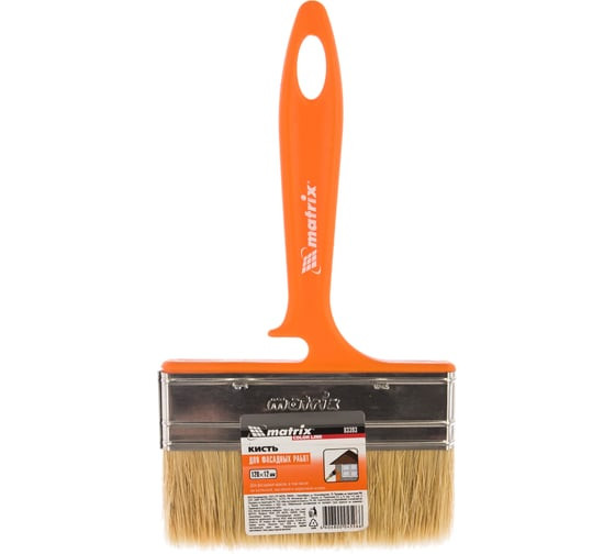 Кисть плоская Matrix Color Line Фасад 83393, 120х12 мм, смешанная щетина, пластиковая ручка