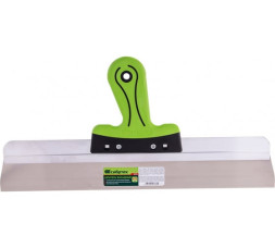 Шпатель фасадный из нержавеющей стали Сибртех 85585 с двухкомпонентной ручкой, 470 мм