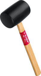 Киянка Зубр 2050-90_z02, 900 гр, черная резина, деревянная рукоятка