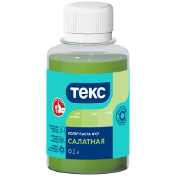 Колер паста Текс, салатный №7, 0,1 л