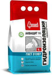 Гидроизоляция обмазочная Старатели Акващит W6,  5 кг