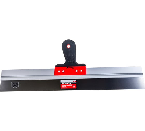 Шпатель фасадный из нержавеющей стали Matrix 85519 с двухкомпонентной ручкой, 600 мм