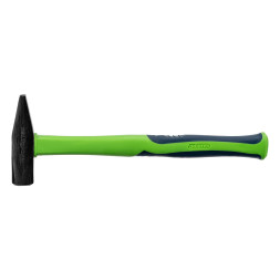 Молоток слесарный Сибртех 10323, 500 гр, квадратный боек, фибергласовая обрезиненная рукоятка