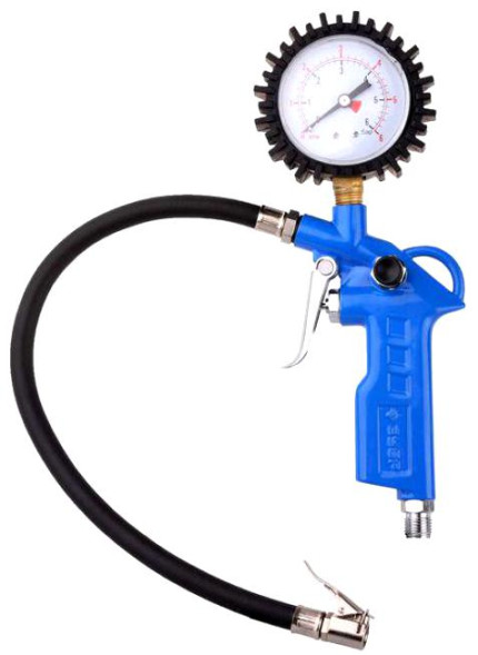 Пистолет для подкачки шин с манометром Зубр 06461, 15 бар
