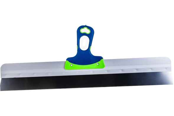 Шпатель фасадный из нержавеющей стали Сибртех 85578 с двухкомпонентной ручкой, 600 мм