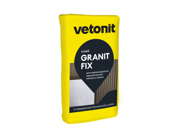 Клей Vetonit Granit Fix для плитки и керамогранита С2, 25 кг