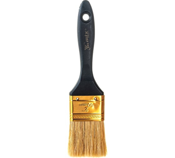 Кисть плоская MTX Профи 83162, 2,0&amp;quot; (50 мм), натуральная щетина, деревянная ручка