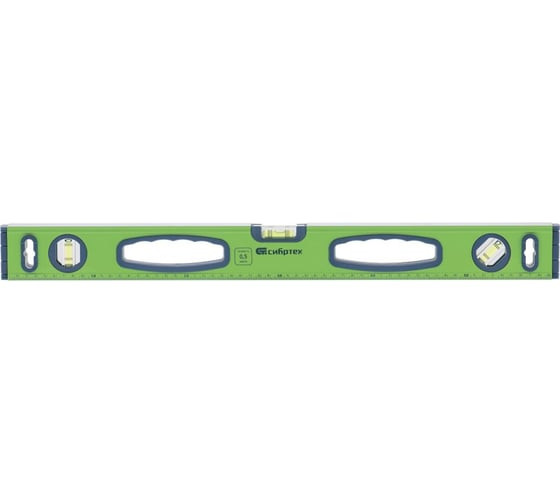 Уровень строительный магнитный Сибртех УСМ-0,5-600 34114, 600 мм, 3 глазка, магнитный, фрезерованное основание