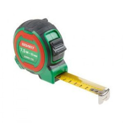 Рулетка Волат 20040-725, 7,5 м х 25 мм, обрезиненный корпус, 3 вида фиксации