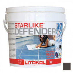 Эпоксидная затирка Litokol Starlike Defender, цвет С.240 Antracite, антибактериальная,1 кг