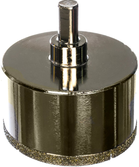 Коронка алмазная по керамике Trio Diamond 400070, 70x35 мм, центрирующее сверло, трехгранный хвостовик