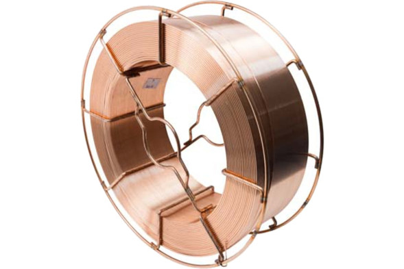 Проволока сварочная омедненная Кедр СВ-08Г2С-О артикул 8003696, 1,0 мм, бухта 15 кг