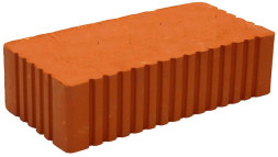 Кирпич рядовой полнотелый одинарный Кашира М150